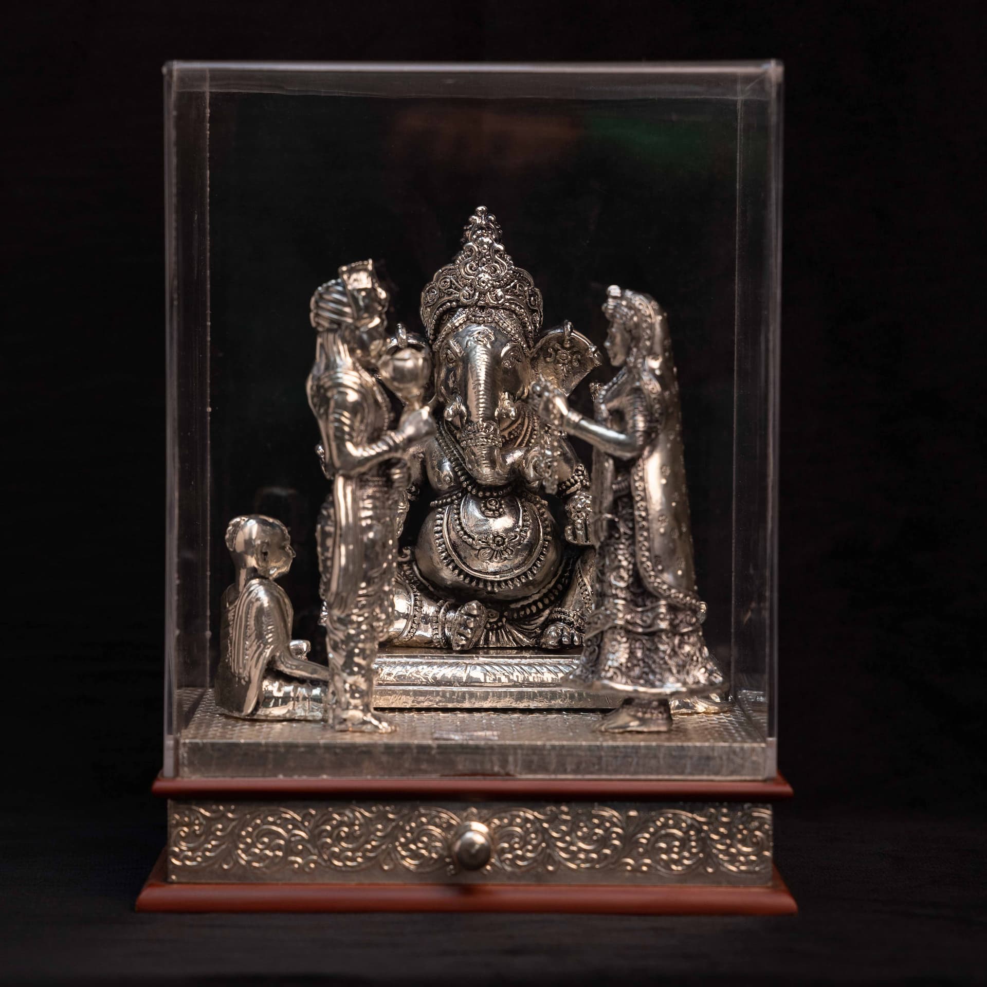 Ganesh Vandana Silver Wedding Gift