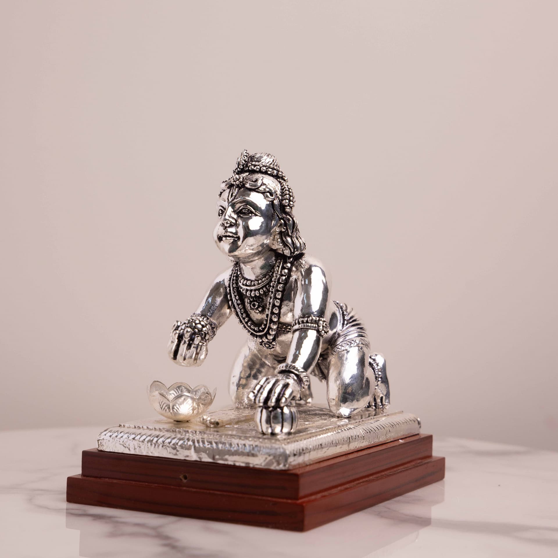 Silver Ladoo Gopal